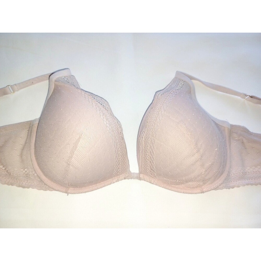 Victoria Secret 36DD BRA incredible by Victoria Push up sexy nude beige women's